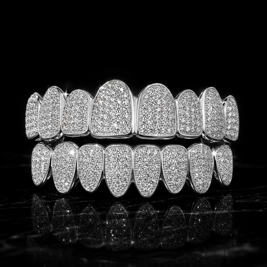 Round-Cut Iced Grillz