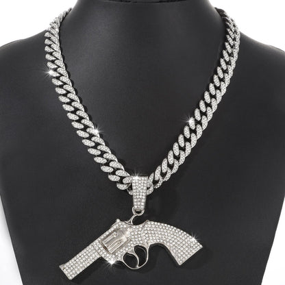 Revolver Pavé Cuban Link Necklace