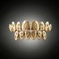 Starburst‑Cut Diamond Grillz