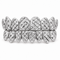 Gold-Tone Diamond-Cut Pattern Grillz Set