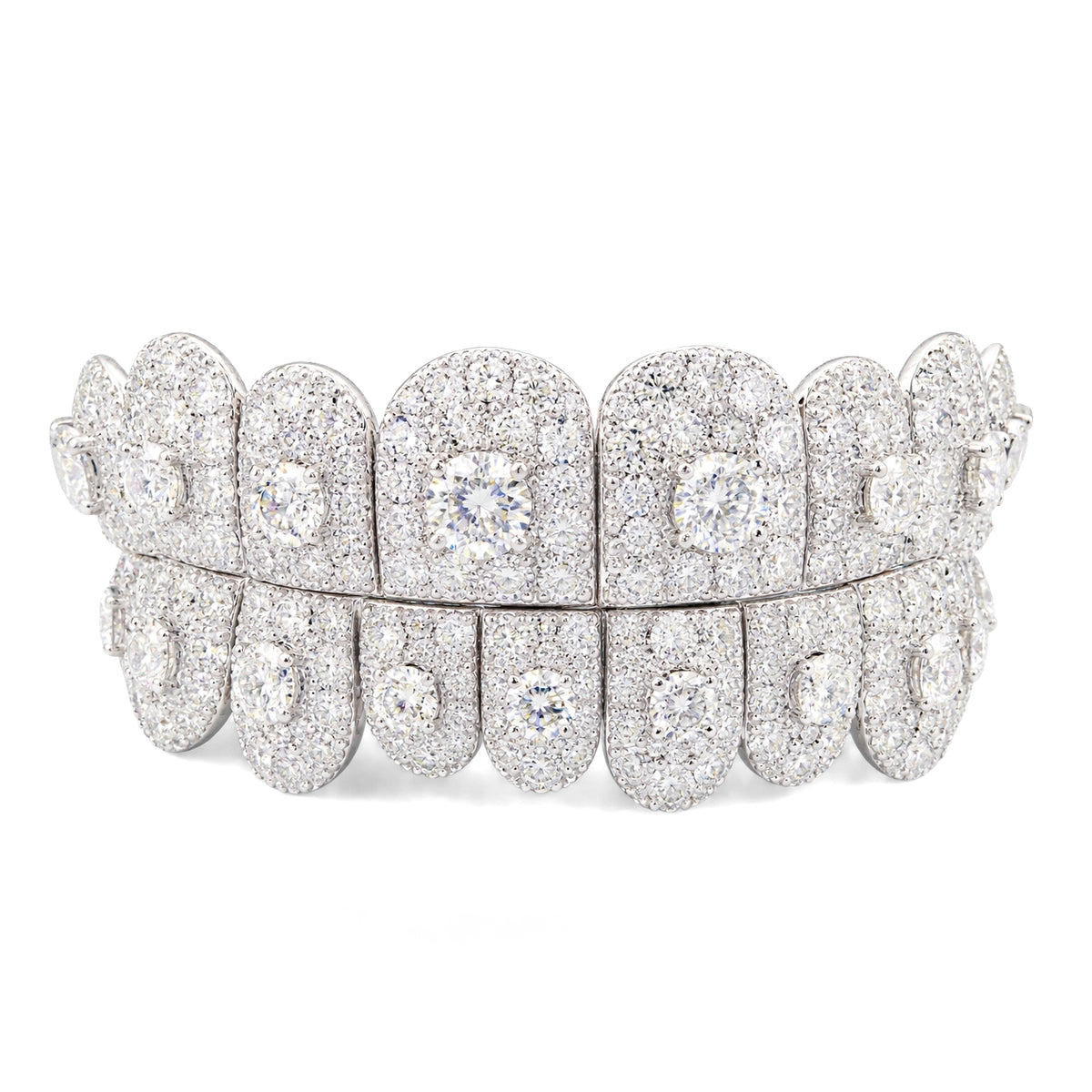 Star Crown Pavé Moissanite Grillz